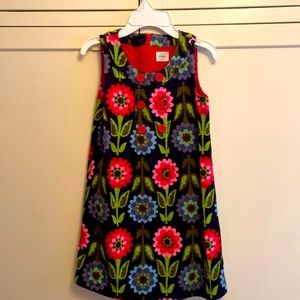 Mini Boden Girls Sz 9-10 yr Jumper with pink, blue and purple flowers